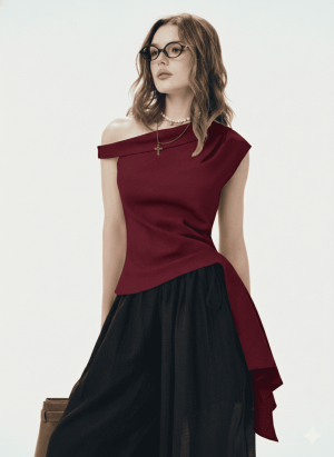 ÁO LỆCH VAI AURA WRAP TOP