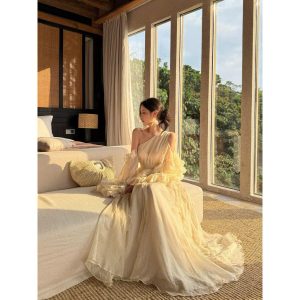 𝐉𝐚𝐧𝐞 " Đầm maxi cổ tích Hy Lạp